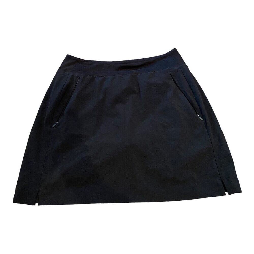 Athleta Soho Tennis/Pickleball/Golf Black Skort Skirt Size 4